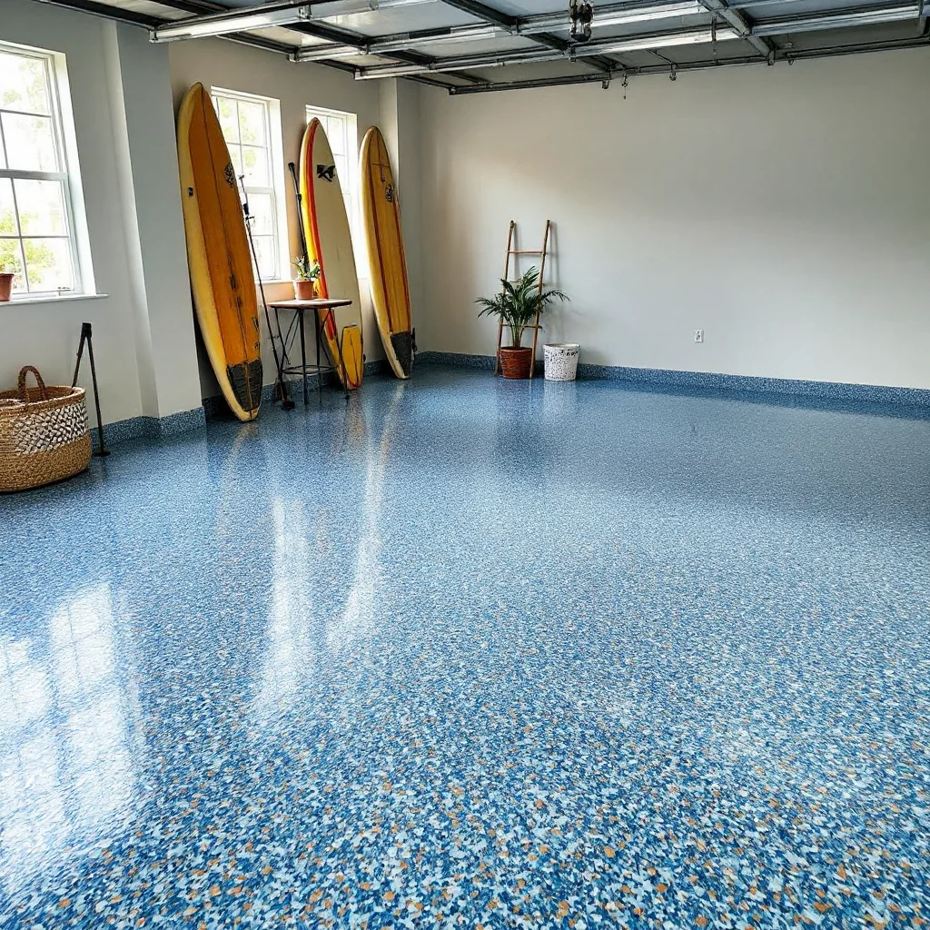 Flake epoxy floor Jacksonville Beach