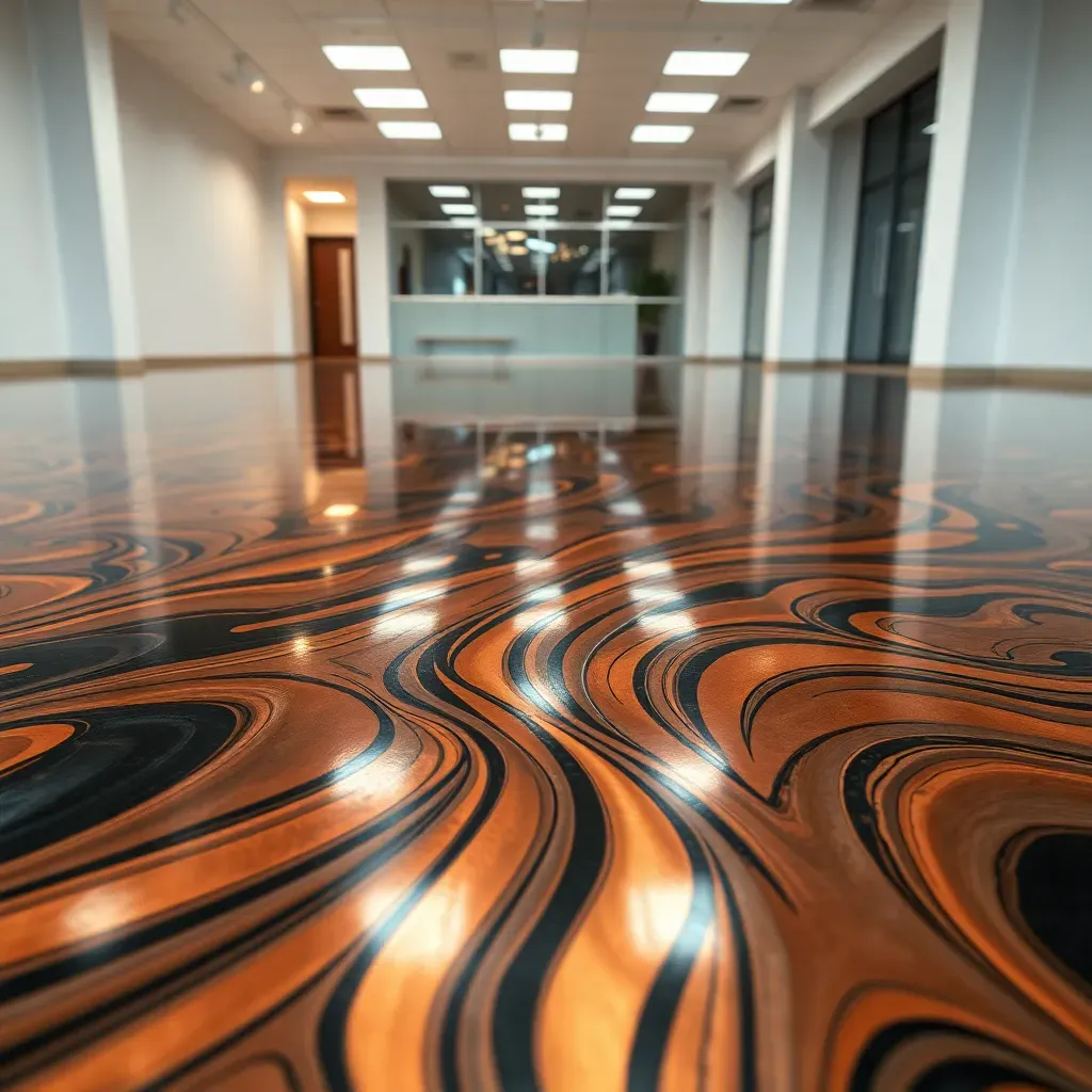 Metallic epoxy flooring Jacksonville